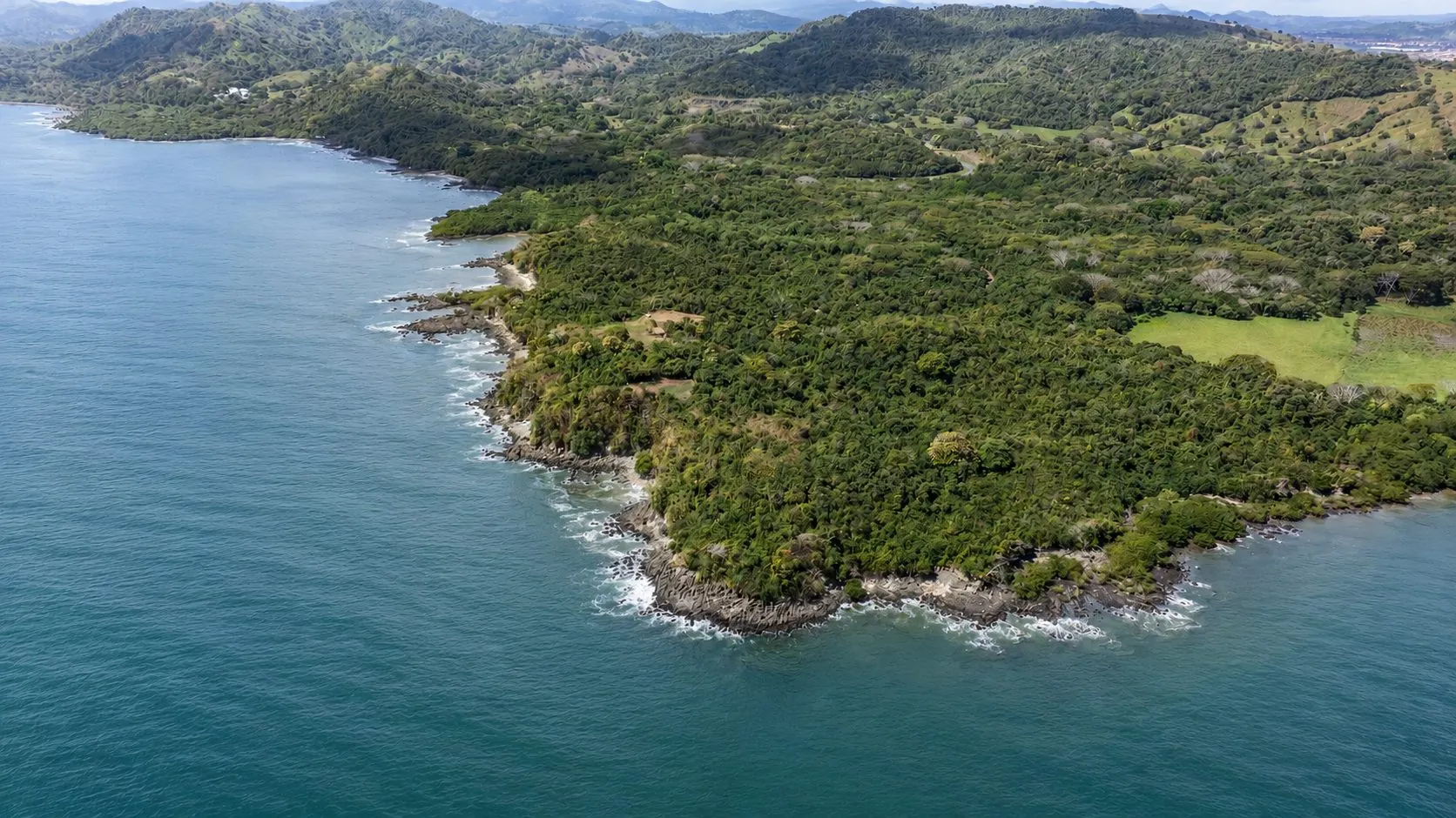 Aerial view of the Epic Ocean Club coastline
